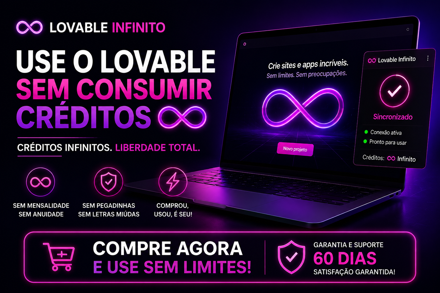 Demonstração Lovable Infinito